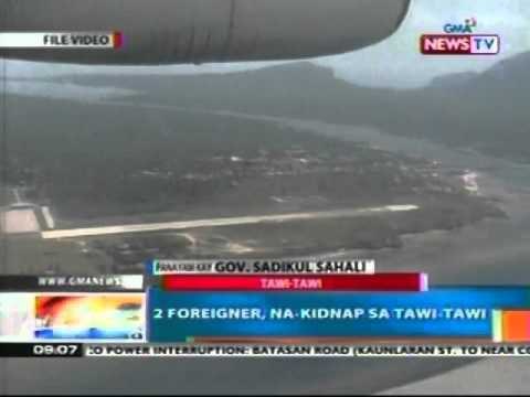 NTG: Panayam kay Gov. Sadikul Sahali ng Tawi-Tawi kaugnay sa 2 foreigner na nakidnap (020212)