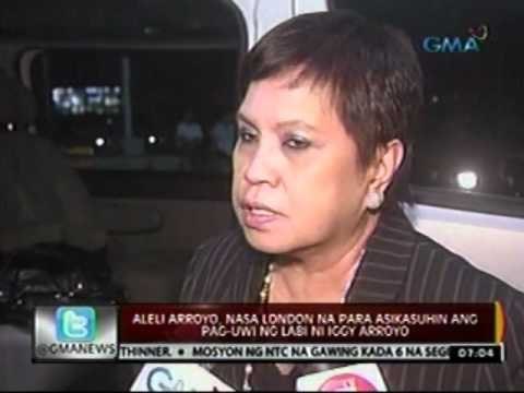 24 Oras: Aleli Arroyo, nasa London na para asikasuhin ang pag-uwi ng labi ni Iggy Arroyo