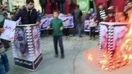 Palestinos de Gaza protestan por falta de electricidad