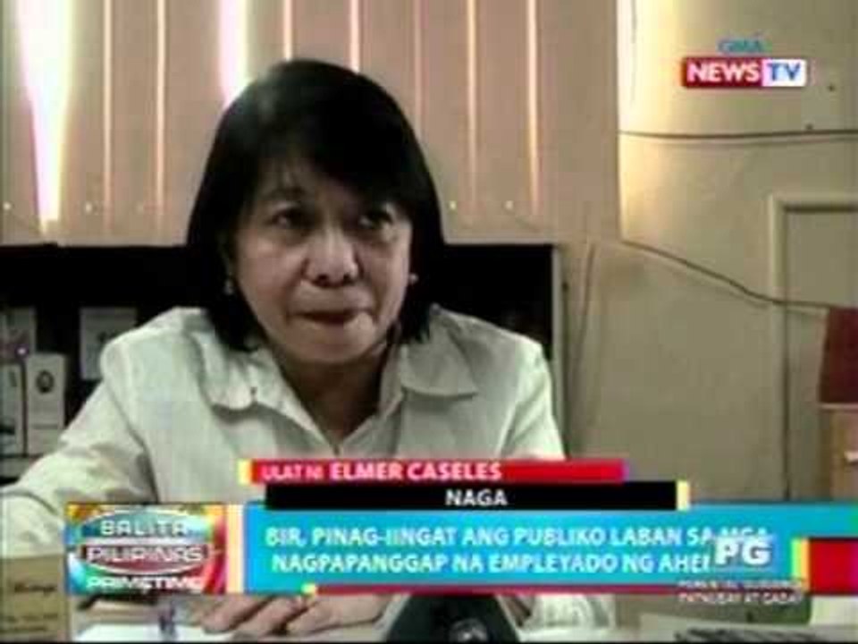 BP: BIR, pinag-iingat ang publiko   laban sa mga nagpapanggap na   empleyado ng ahensya