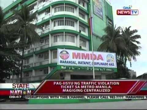 SONA: Unified single ticketing system, planog ipatupad ng MMDA