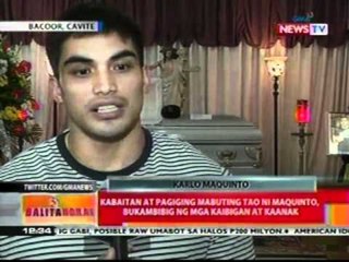 BT: Mga kaanak at kaibigan ni Karlo   Maquinto, patuloy ang pagdating sa   burol