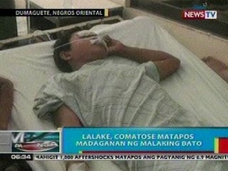 BP: Ilang mga mamamayan, naka-  confine nang madisgrasya sa   kasagsagan ng lindol