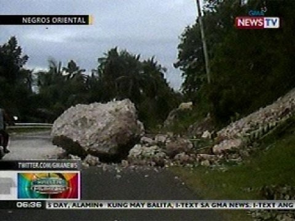 BP: Pinsala na naidulot ng 6.9 na   lindol sa Negros Oriental