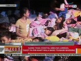 BT: Ilang taga-coastal area na   lumikas sa Cebu, takot pa rin   kahit wala nang tsunami warning