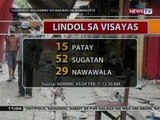 BT: 15 patay, 52 sugatan, 29 nawawala ang naitala sa lindol sa Visayas