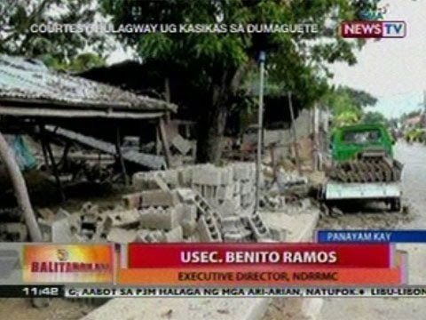 BT: Update ni Usec. Ramos ng NDRRMC sa naganap na lindol s a Visayas