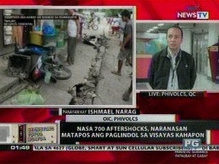 OC: Nasa 700 aftershocks, naranasan   matapos ang paglindol sa Visayas   kahapon