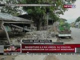 QRT: Magnitude 6.8 na lindol sa   Visayas, naramdaman din sa Luzon   at Mindanao