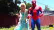 Frozen Elsa KIDNAPPED! w Harley Quinn Spiderman vs Joker Police Vampire Bad Baby! Superhero Fun IRL
