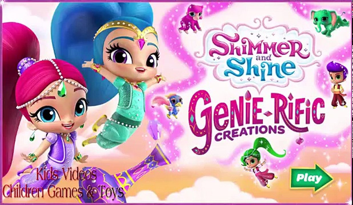 New Nickelodeon - Genie-rific Creations | Shimmer and Shine Episode on Nick Jr. Games For Kids