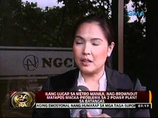 Ilang lugar sa Metro Manila, nag-brownout matapos magka-problema sa 2 power plant sa Batangas
