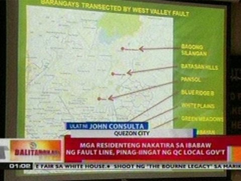 BT: Mga residenteng nakatira sa ibabaw ng fault line, pinag-iingat ng QC local gov't