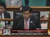 24 Oras: PSBank President, tumangging sumagot kaugnay sa Dollar Accounts umano ni Corona