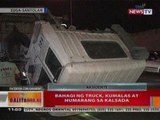 BT: Bahagi ng truck, kumalas at humarang sa kalsada ng Edsa-Santolan
