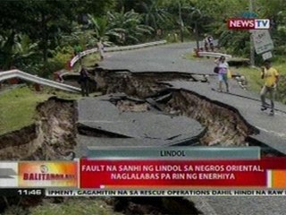 BT: PHIVOLCS: mas delikado ang   mga fault na matagal nang hindi   gumagalaw