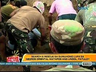 UH: Search & Rescue, sa gumuhong lupa sa Negros Oriental matapos ang lindol, patuloy
