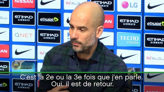 Premier League - Guardiola: Kompany a besoin de temps