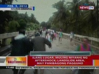 BT: Ilang lugar sa Visayas, muling niyanig ng aftershock