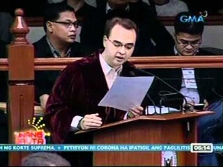 UB: Prosekusyon, iginiit na 'di pwedeng manghimasok ang SC sa impeachment cases (021012)