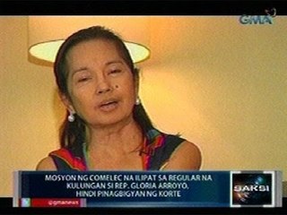 Mosyon ng COMELEC na   ilipat sa regular na kulungan   si Rep Arroyo, hindi   pinagbigyan ng korte