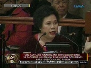 Limang Senador, inireklamo ng depensa sa SC dahil umano'y pagtulong sa prosekusyon