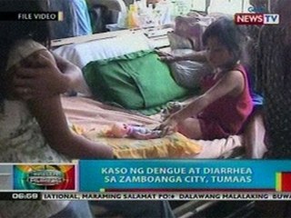 BP: Kaso ng dengue at diarrhea sa   Zamboanga City, tumaas