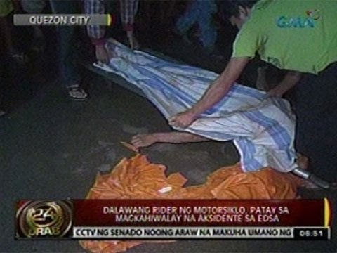 24 Oras: Dalawang rider ng motorsiklo, patay sa magkahiwalay na aksidente sa EDSA