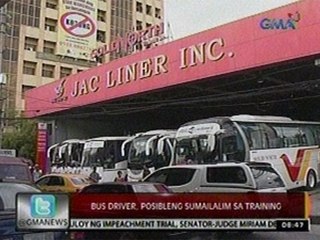 下载视频: 24 Oras: Pagsabog ng gulong sa likod ng bus, posibleng sanhi ng aksidente