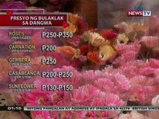 OC: Update sa presyo ng bulaklak sa Dangwa