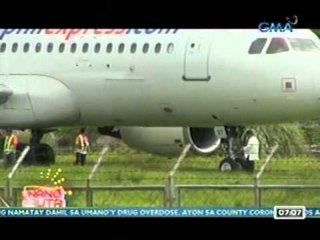 UB:  Eroplano, lumampas sa runway sa Kalibo, Aklan (021412)