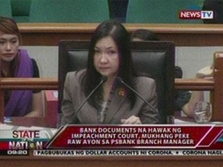 SONA: Bank Documents na hawak ng IC, mukhang peke raw ayon sa PSBank Branch Manager