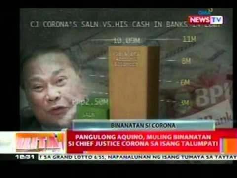 BT: Pangulong Aquino, muling binanatan si CJ Corona
