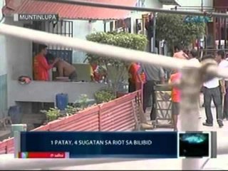 Saksi: 1 patay, 4 sugatan sa riot sa Bilibid
