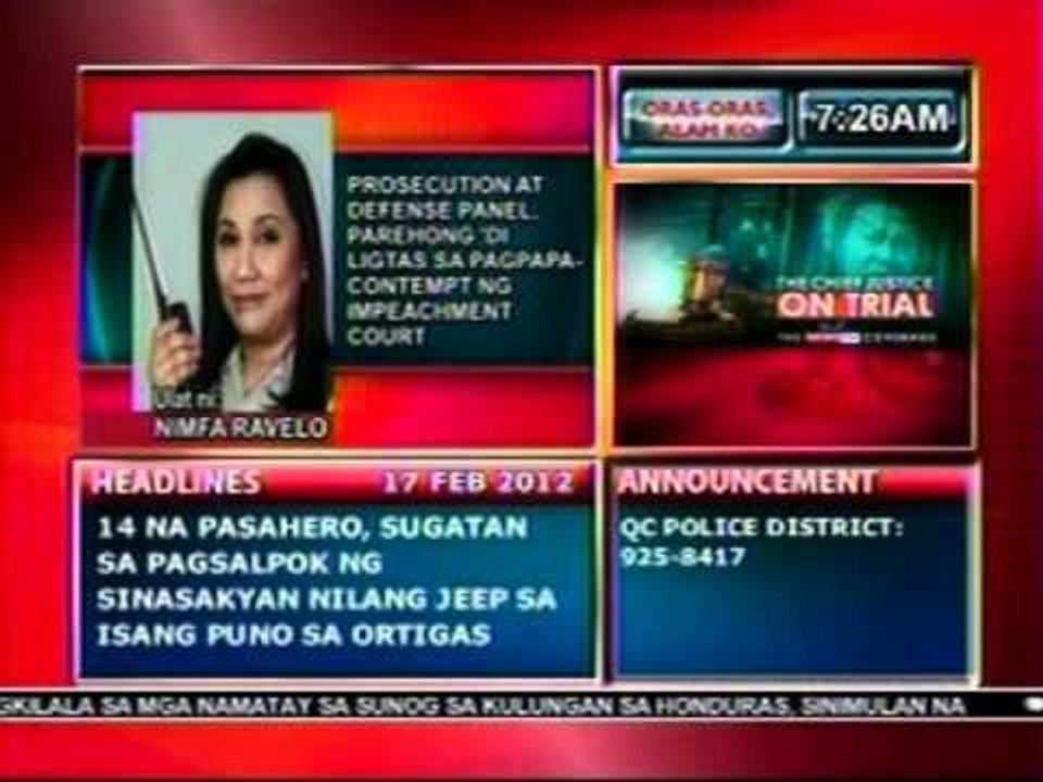 DB: Prosecution at Defense Panel, parehong 'di ligtas sa pagpapa-contempt (021712)