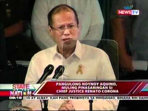 SONA: Pangulong Noynoy Aquino, muling pinasaringan si Chief Justice Renato Corona