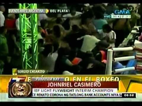 24 Oras: Panayam kay: Johnriel Casimero-IBF Light Flyweight Interim Champion