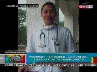 BP: Number 1 at Number 2 sa Nursing   Board exam, taga-Mindanao