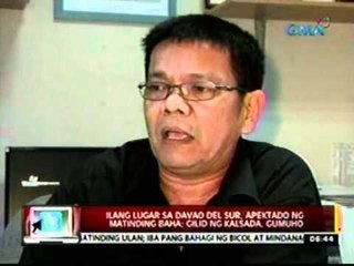 24 Oras: Ilang lugar sa Davao Del Sur, apektado ng matinding baha