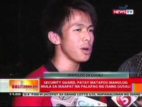 BT: Security guard, patay matapos mahulog mula sa ikaapat na palapag ng isang gusali (Manila)