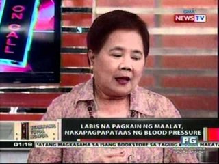 OC: Masamang epekto ng labis na pagkain ng maaalat