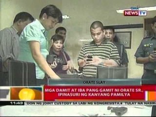 BT: Mga damit at iba pang gamit ni Orate Sr., ipinasuri ng kanyang pamilya