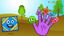Shapes Finger Family Nursery Rhyme | Daddy Finger Family | Children Rhyme Song HD