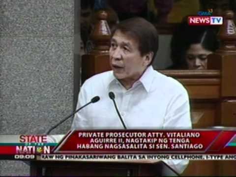 SONA: Sen. Santiago, binatikos ang Prosekusyon sa pagbawi ng limang Articles of Impeachment