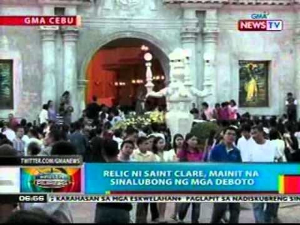 BP: Relic ni Saint Clare of   Assisi, dinala sa Pilipinas