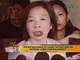 UB: Ina ng San Beda student na biktima ng hazing, labis ang dalamahati (022312)