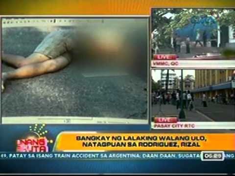 UB: Bangkay ng lalaking walang ulo, natagpuan sa Rodriquez, Rizal (022312)
