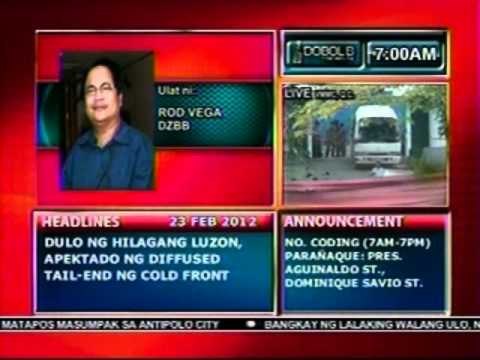 DB: Mga grupong Anti-Arroyo, nasa harap ng Cuneta Astrodome sa Pasay (022312)