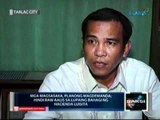 Saksi: Mga magsasaka, hindi raw aalis sa lupaing bahagi ng Hacienda Luisita