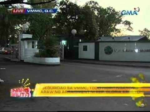 UB: Seguridad sa VMMC, todo higpit ngayong araw ng arraignment ni Rep. Gloria Arroyo (022312)